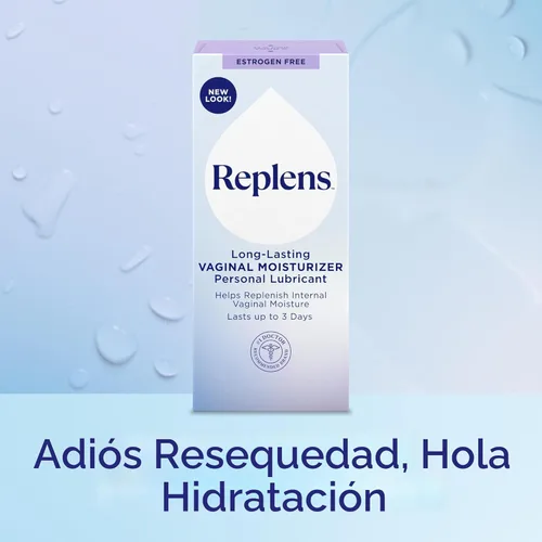 Vista 5 de Replens Hidratante vaginal, hidratante Replens de larga duración con aplicador vaginal reutilizable, 14