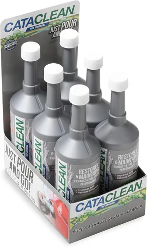 Vista 10 de Cataclean Limpiador de sistema de combustible y escape – Pasa pruebas de emisiones – Apaga luces de motor – Restaura convertidores catalíticos