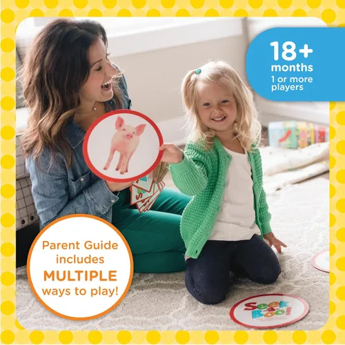 Vista 3 de Juego de Memoria y Tarjetas Flash de Búsqueda Seek-a-Boo de MindWare y Juego de Emparejamiento para Niños Pequeños