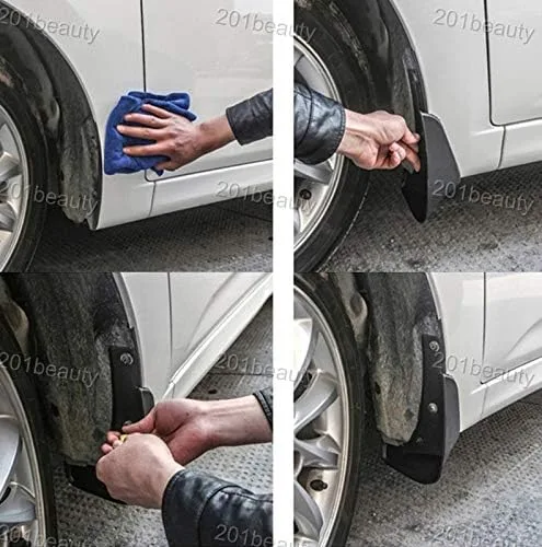 Vista 9 de 4 unids Car SUV Mud Flap Guard Guardabarros Mudflap para Toyota HiLux 2016 2017 2018 2019 2020 2021 2022 2023