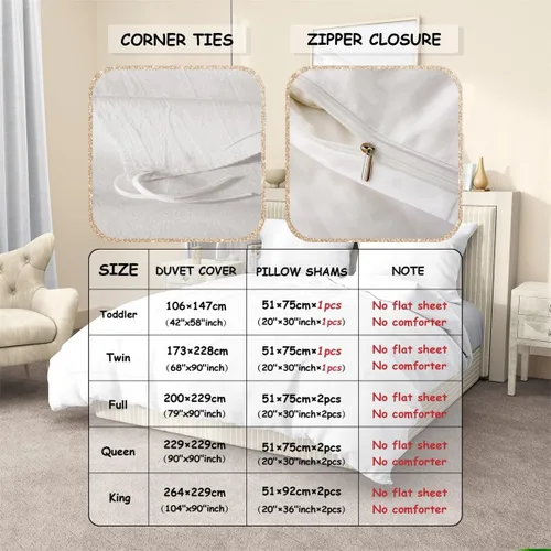 Vista 6 de Feelyou Juego de ropa de cama de casstle con purpurina para niños, tamaño individual, funda de edredón de cuento de hadas para niños y niñas, funda