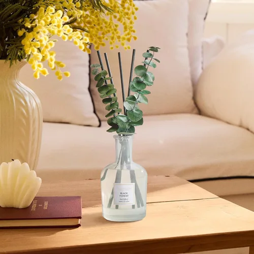 Vista 6 de COCORRÍNA Difusor de Aroma con Varillas del Bosque Negro – 200 ml de Aceite Esencial con Varillas y Ramas Secas de Eucalipto, Fragancia