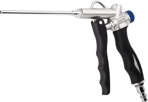 Capri Tools pistola de aire de 2 vías con flujo de aire ajustable y boquilla extensible