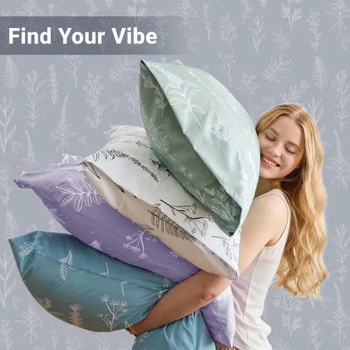 Vista 7 de MUXHOMO - Funda de edredón tamaño Queen, juego de funda de edredón reversible floral gris con cierre de cremallera, 3 piezas, juego de ropa de cama