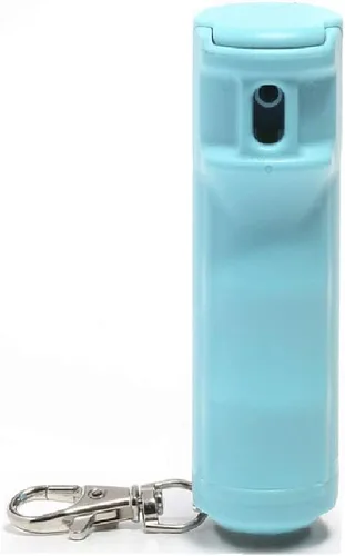 Vista 3 de Brand Pocket Pepper Spray, alarma personal o spray de pimienta de bolsillo y alarma personal, color verde azulado