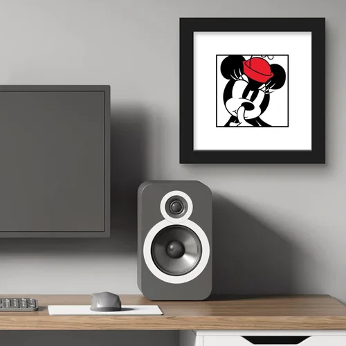 Vista 6 de Trends International Gallery Pops Disney Mickey Mouse - Minnie Expressions - Póster de pared secreto, 12 x 12 pulgadas, versión enmarcada en negro