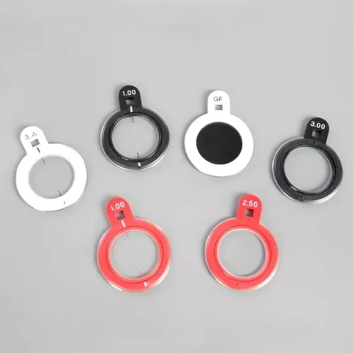 Vista 7 de Juego de lentes de prueba de 266 piezas, optometría de borde de plástico, caja de aluminio para instrumento óptico