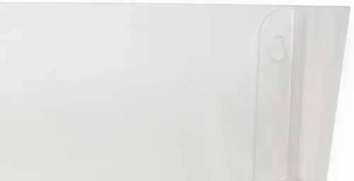 Vista 3 de TRU RED Archivo de pared de letras de plástico de grapas, transparente (TR55342)