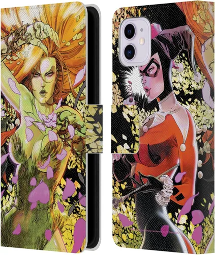 Vista 27 de Head Case Designs Officially Licensed Batman DC Comics Batman #609 Hush Gotham City Sirens Leather Wallet Case Compatible with Apple iPhone 7/8 / SE