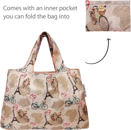 Vista 5 de Bowbear Bolsa de compras reutilizable de nylon plegable