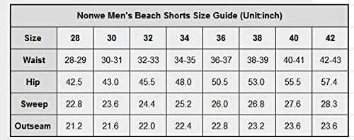 Vista 6 de Pantalones cortos de playa para hombre, de secado rápido, con forro de malla de Nonwe