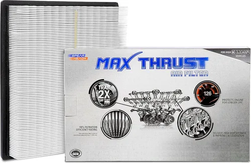 Vista 61 de Filtro de aire de motor MPG Defense Max Thrust de Spearhead para vehículos de todo kilometraje, se adapta como el OEM, restaura MPG y aceleración