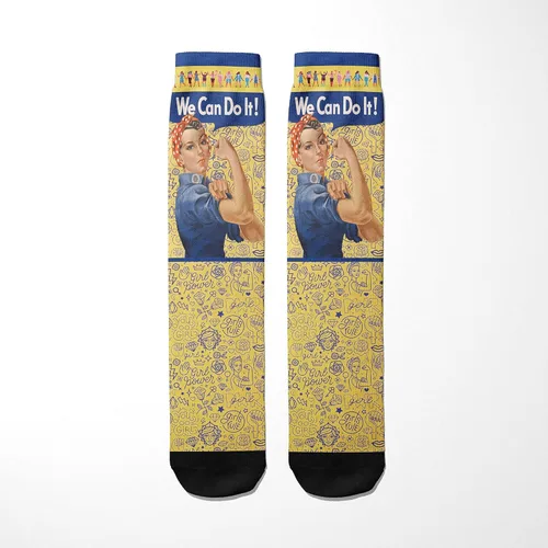 Vista 2 de thalesart Calcetines de algodón de alta calidad con bonito patrón casual suave para hombres y mujeres