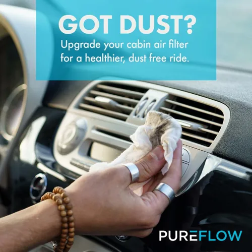 Vista 5 de Filtro de aire de cabina PureFlow PC99346X Compatible con Mercedes-Benz Metris 2016-2023, trasero