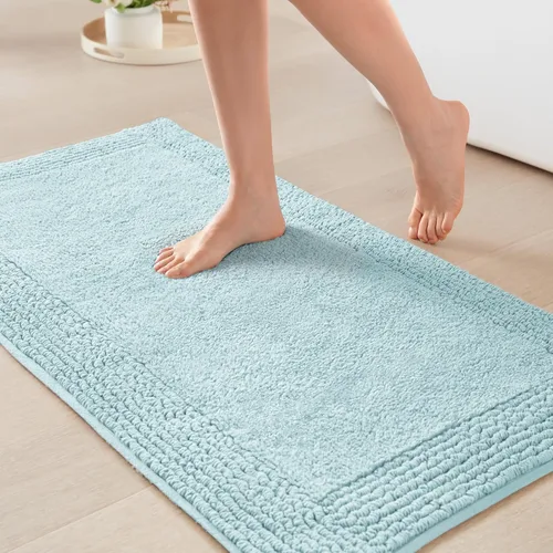 Vista 34 de Madison Park Esplendor - Alfombra reversible 100% algodón copetudo para baño de calidad hotelera de lujo con pelo medio, 3000 GSM, absorbente