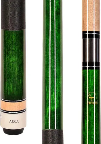 Vista 19 de ASKA L2 - Taco de billar de 2 piezas, arce canadiense Hard Rock de 58 pulgadas, punta dura de 0.512 in