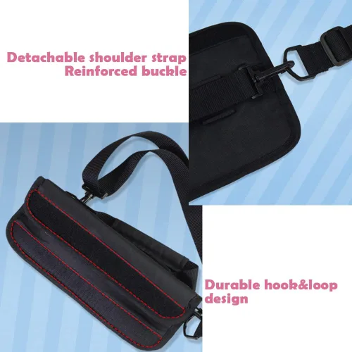 Vista 3 de Mini bolsa de golf para palos de golf, bolsa de hombro ligera, bolsa de práctica portátil, bolsa de viaje plegable para el domingo, con capacidad