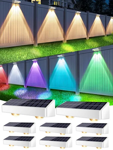 Vista 14 de Brizled RGBCW - Luces de valla inteligentes, luces de cubierta para exteriores con aplicación y control de voz, iluminación de valla que cambia