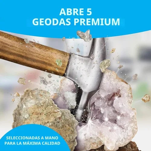 Vista 3 de Geodas de National Geographic aberturas en 4 formas, ¡la más alta calidad!