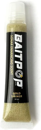 Vista 9 de Bait Pop Black & Blue - Intensificador de sonar vivo perfumado con escamas de destellos de 0.5 onzas