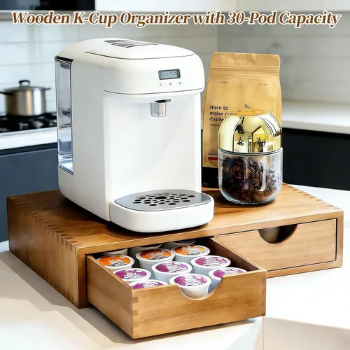 Vista 8 de Organizador de tazas K, cajón con soporte para cápsulas de café