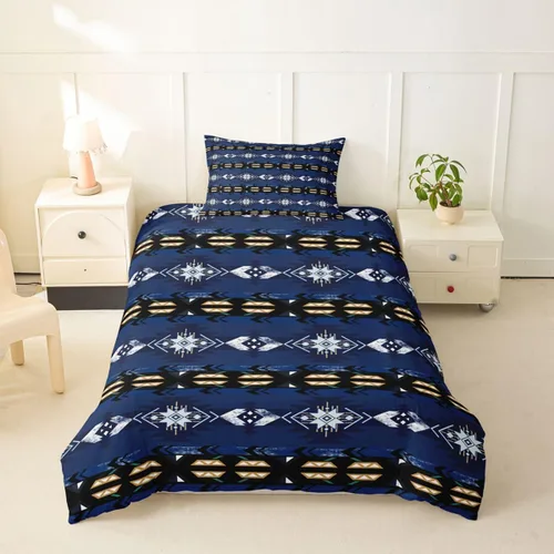 Vista 16 de Erosebridal Juego de funda de edredón estilo bohemio occidental tamaño individual, diseño de vaca atrapasueños del suroeste, juego de ropa de cama