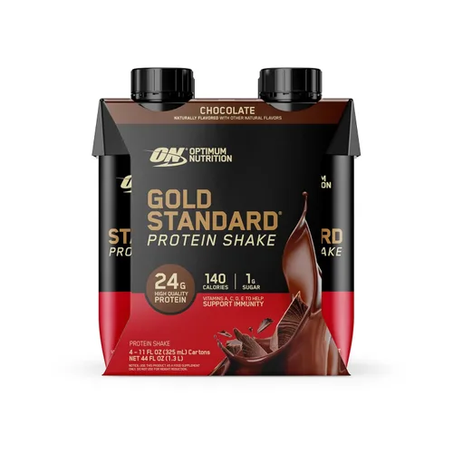 Vista 17 de Optimum Nutrition Gold Standard Batido de Proteína, 24g de Proteína, Batidos de Proteína Listos para Beber, Sin Gluten, Café con Leche, 11 onzas