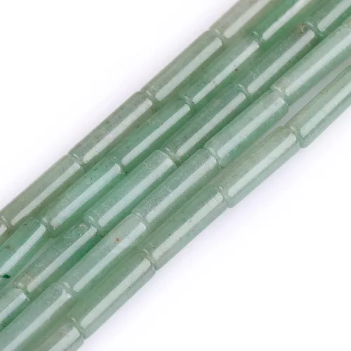 Vista 28 de GEM-Inside - Tubo de columna natural de 0.157 x 0.472 in, cuentas de piedra de lapislázuli para fabricación de joyas, 15 pulgadas