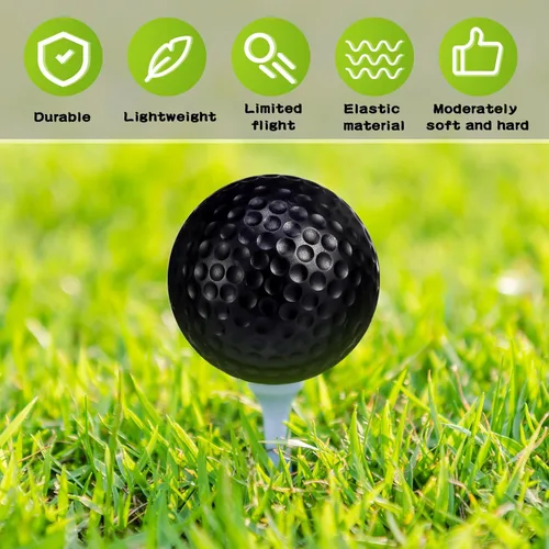 Vista 3 de Yunsailing Paquete de 50 pelotas de espuma para práctica de golf, sensación realista, entrenamiento de vuelo, bolas de golf a granel