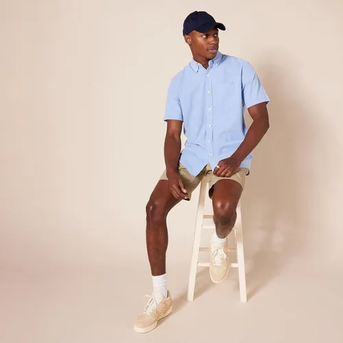 Vista 4 de Tienda Essentials Camisa oxford, ajuste regular, de manga corta, con bolsillo, para hombre