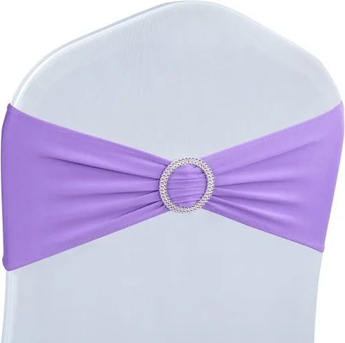Vista 8 de Babenest Fajas de elastano con lazos para silla, 30 piezas, banda elástica premium para cubrir sillas con hebilla deslizante, lazos elásticos