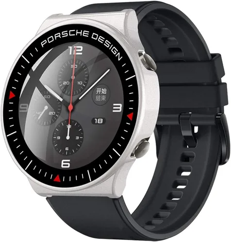 Vista 8 de Compatible con Huawei Watch GT 2 Pro Protector de pantalla Ultra Delgado HD Vidrio Templado Protector de Pantalla Protección General Electroplate