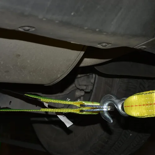 Vista 7 de XSTRAP STANDARD Paquete de 4 correas de eje de 36 x 2 pulgadas con funda protectora y anillo en D para asegurar el transporte del automóvil, correas