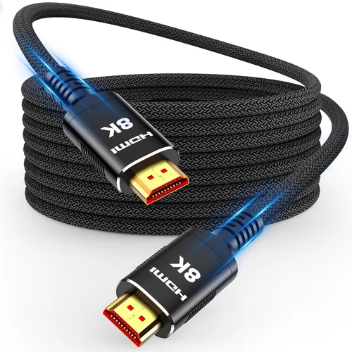 Vista 13 de Snowkids Cable HDMI 2.1 8K de 1.5 pies, Cable HDMI de Ultra Alta Velocidad de 48Gbps, 10K 8K@60Hz, 4K@120Hz Compatible