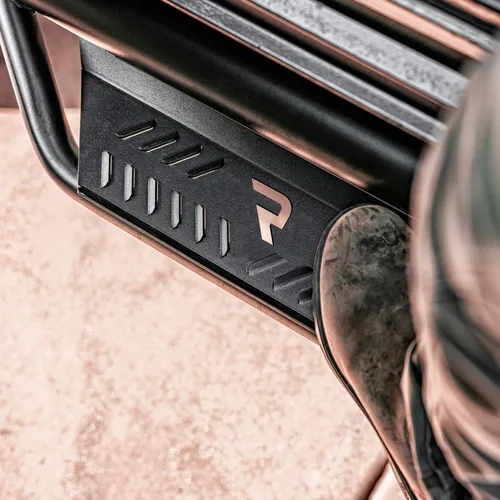 Vista 6 de RealTruck Podium LG Steps para Jeep Gladiator JT Rueda a rueda, acero inoxidable, negro texturizado HPJ1980T-TX Compatible con Jeep Gladiator