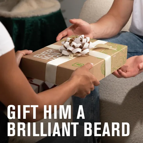Vista 2 de Every Man Jack Beard Essentials Set de regalo para hombres – Rutina completa con 5 elementos esenciales de tamaño completo – Aroma de bourbon