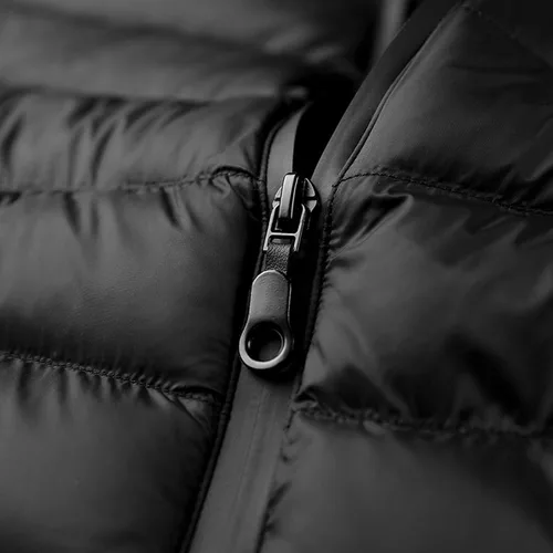 Vista 3 de Iuhan Chaqueta térmica con capucha para niños, abrigos de invierno impermeables y resistentes al viento, calentador eléctrico de carga USB