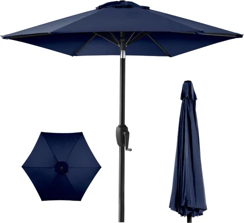 Vista 19 de Best Choice Products 7.5ft Outdoor Market Table Patio Umbrella w/Tilt, Easy Crank Lift