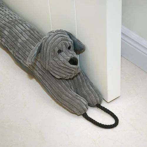 Vista 10 de Marwood Tope de Corriente de Aire Decorativo para Debajo de la Puerta Bloqueador de Viento de 30 pulgadas para Puerta y Ventana, Bloqueador