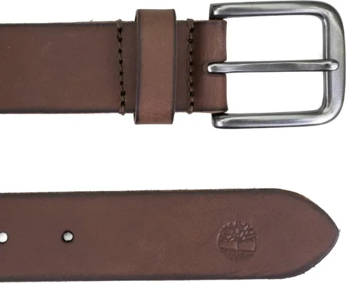 Vista 2 de Timberland - Cinturón para pantalones de mezclilla clásico de 1.378pulgadas para hombre