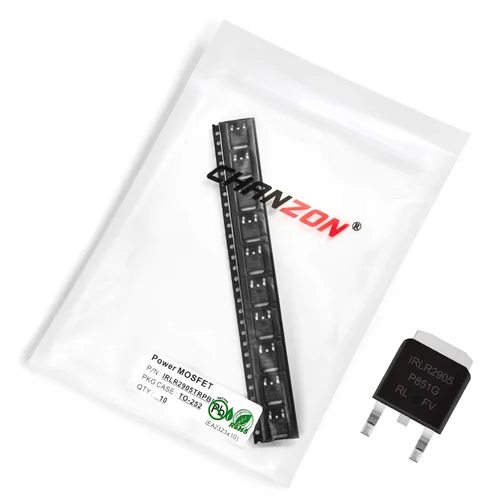 Vista 34 de Chanzon 2N60 TO-220AB NMOS MOS N-Channel Power MOSFET Transistor, alto voltaje y corriente nominal, (paquete de 10 unidades)