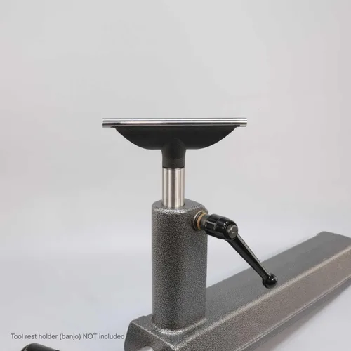 Vista 8 de Hurricane Turning Tools, Soporte para herramientas de 6 pulgadas con varilla de acero endurecido para torno de madera, poste de 1 pulgada