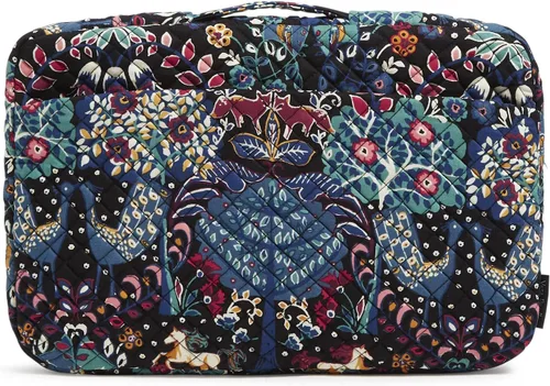 Vista 14 de Vera Bradley - Organizador de laptop de algodón para mujer