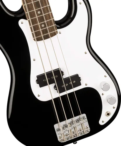 Vista 3 de Squier Mini Precision Bass, negro, diapasón de laurel