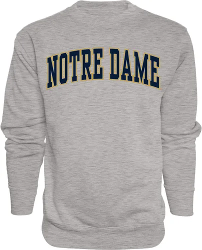 Vista 19 de Blue 84 NCAA para hombre Sudadera de cuello redondo con nombre de equipo jaspeado en color oscuro