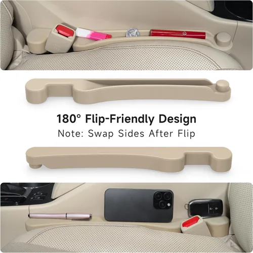Vista 7 de Givifive Juego de 2 Rellenos de Espacios para Asientos de Automóvil, Espuma Suave Multifuncional Relleno de Espacios Laterales del Asiento