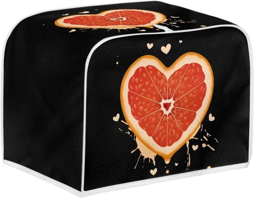 Vista 24 de Coldinair Cubierta para tostadora de dos rebanadas con estampado de aguacate, cubierta de electrodomésticos pequeños con diseño de frutas
