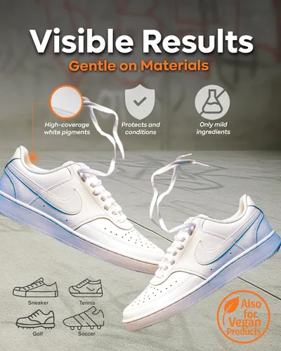 Vista 5 de Sneaker White by Collonil Limpiador de zapatos blanco Esponja integrada en crema líquida
