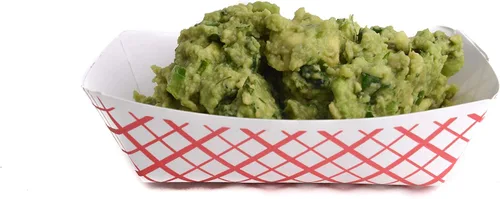 Vista 4 de Bandeja de papel desechable resistente de 100 unidades (1 libra), bandeja de alimentos a cuadros rojos, hecha en Estados Unidos, reciclable