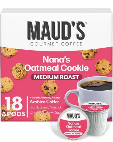 Vista 13 de Maud's - Cápsulas de café reciclables, compatibles con la cafetera Keurig K-Cup, una sola porción de café 100% arábica de tueste medio, 18